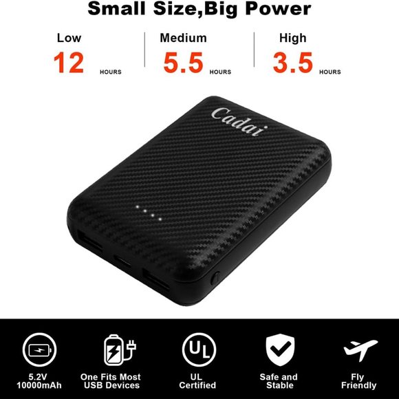 Cadai Women's Heated‎ Jacket with Battery Waterproof - Picture 10 of 12